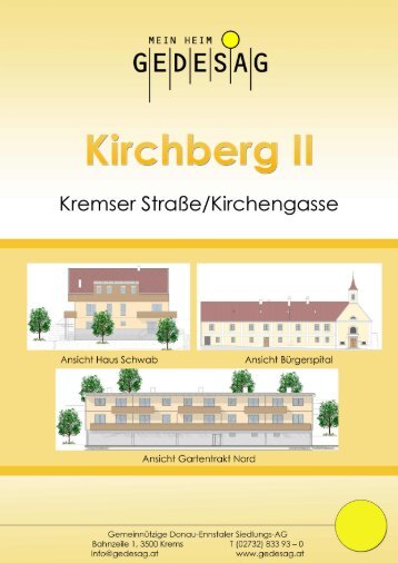 kirchberg ii - Gemeinnützige Donau-Ennstaler Siedlungs ...