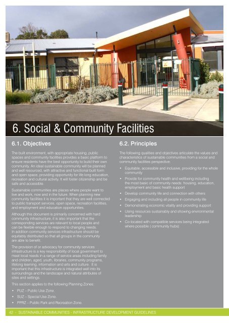 6. Social & Community Facilities - City of Greater Geelong