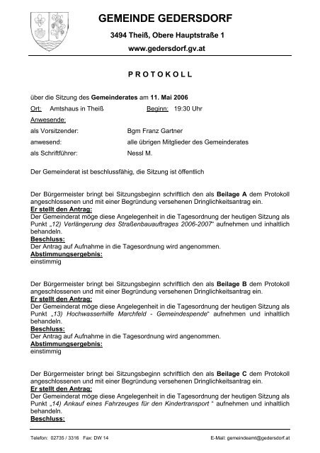 Datei herunterladen (351 KB) - .PDF - Gemeinde Gedersdorf