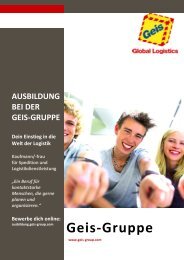 Infobroschüre - Geis Group