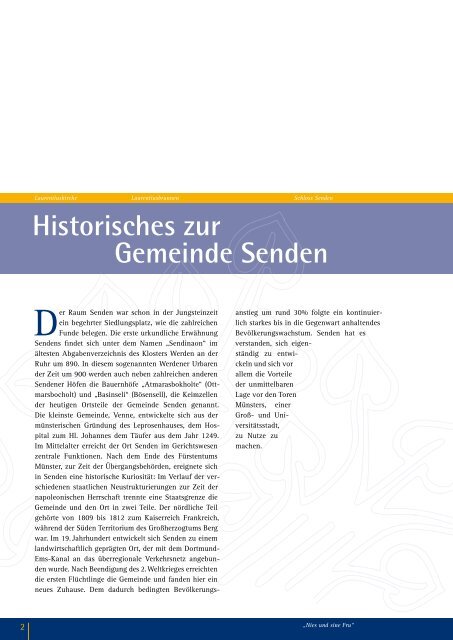 Imagebroschüre der Gemeinde Senden (4.367 kB)