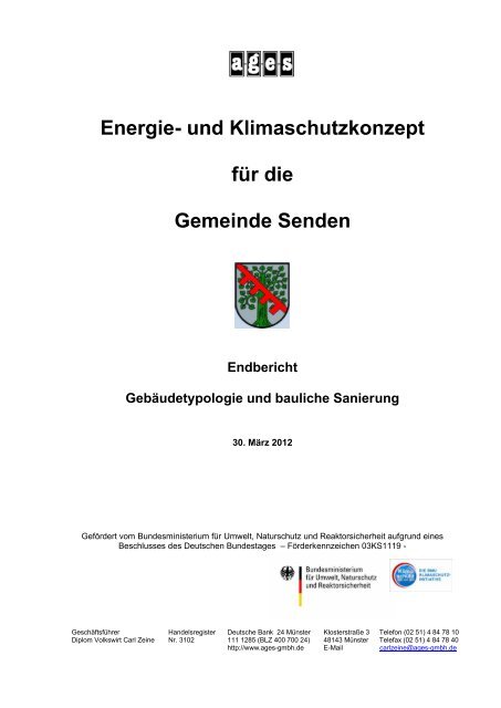 Gebäudetypologie und bauliche Sanierung - Gemeinde Senden