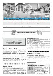 Blutspendeaktion in Wald VdK-Außensprechtag ... - Gemeinde WALD