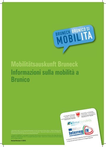 Mobilitätsauskunft Bruneck Informazioni sulla ... - Città di Brunico