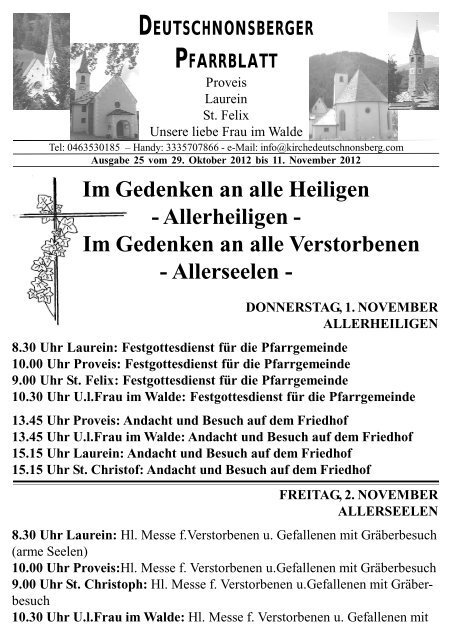 (1,65 MB) - .PDF - Gemeinde Unsere liebe Frau im Walde - St.Felix