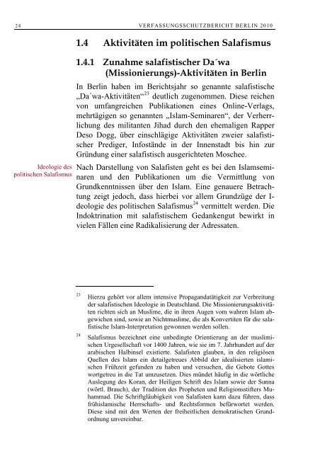 Verfassungsschutzbericht 2010 - U18