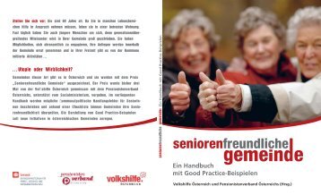 Handbuch Seniorenfreundliche Gemeinde - Volkshilfe Österreich
