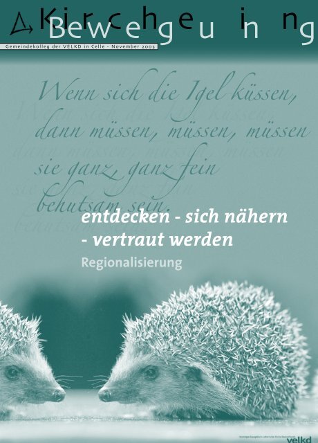 Regionalisierung - "entdecken - sich nähern - vertraut werden"