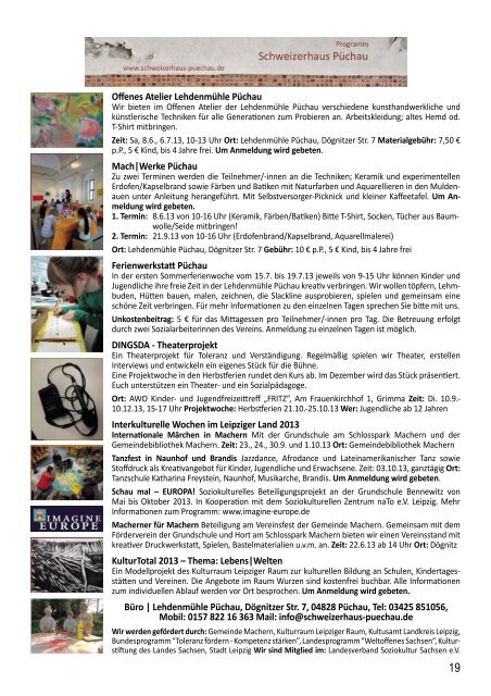 Amtsblatt Nr. 223 Juni 2013 - Gemeinde Machern