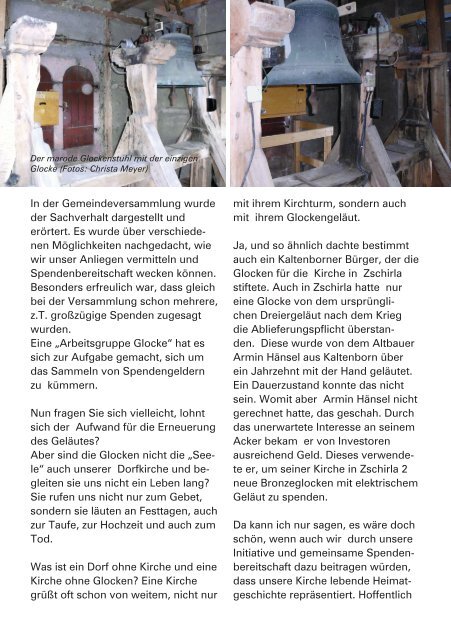 Kirchenblatt Juni / Juli 2012 Nr. 27 - Gemeinde Machern