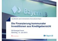 Finanzierung kommunaler Investitionen aus Kreditgebersicht