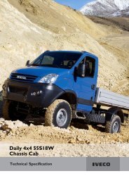 Daily 55S18W 4×4 Chassis Cab