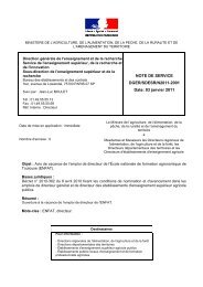 NOTE DE SERVICE DGER/SDESR/N2011-2001 Date: 03 janvier ...