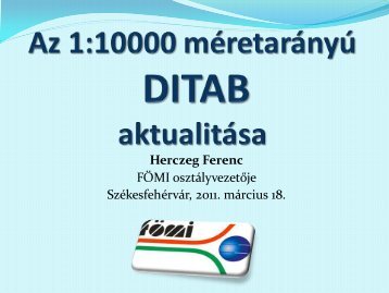 DITAB-10 ÚTMUTATÓ I