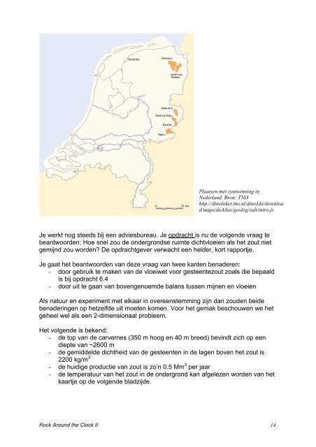 Sessie 5: Rock Around the Clock I - Faculteit Geowetenschappen ...