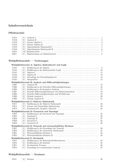 Modulhandbuch - Geographisches Institut der Universität Bonn