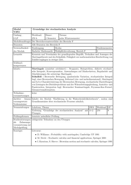 Modulhandbuch - Geographisches Institut der Universität Bonn