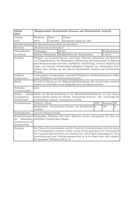 Modulhandbuch - Geographisches Institut der Universität Bonn