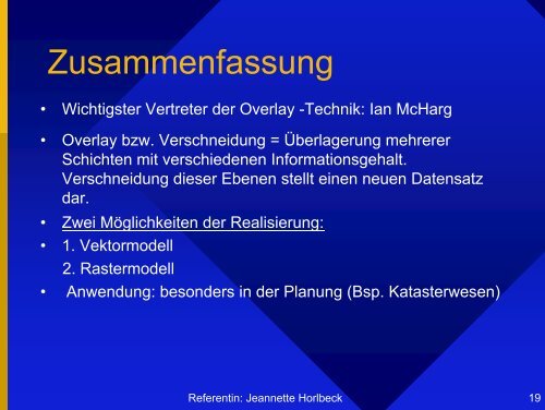 Räumliche Analyseverfahren: Verschneidung