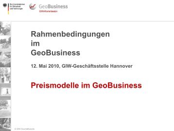 Pricing - GeoBusiness