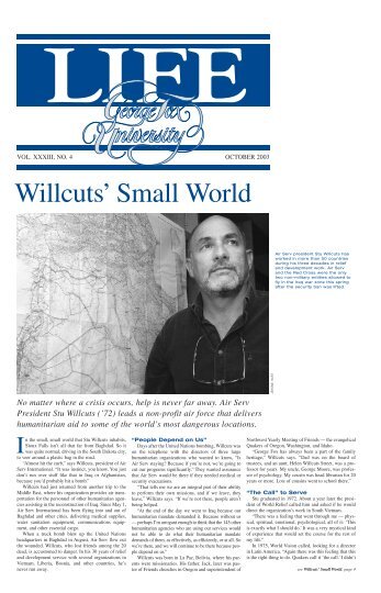 Willcuts' Small World - George Fox University