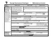 Georgii-Gymnasium Esslingen - Methodencurriculum
