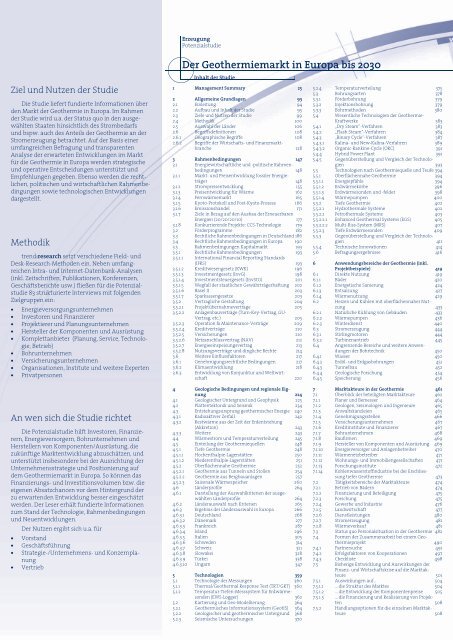 Der Geothermiemarkt in Europa bis 2030 - trend:research