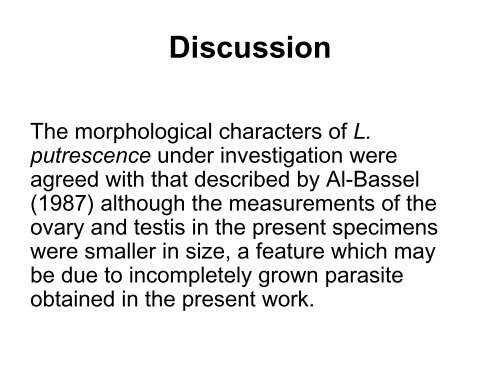 Parasites of mullets from two different waters