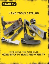 Stanley Hand Tools Catalog MKT0905_031 - stagecraft fundamentals