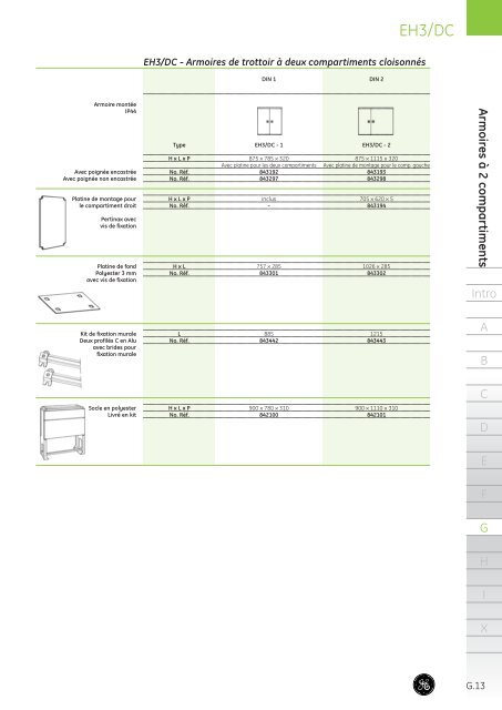 Catalogue Général - G E Power Controls