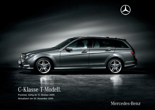 Preisliste Mercedes-Benz C-Klasse T-Modell S204 Premium Paket vom 07.03.2013
