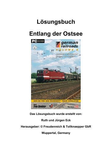 Lösungsbuch Entlang der Ostsee - German Railroads