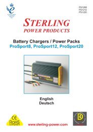 old Pro Sport 8/12/20A instructions - Sterling Power Products