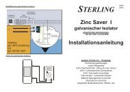 Galvanische Isolatoren - Sterling Power Products