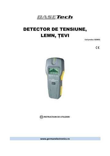 DETECTOR DE TENSIUNE, LEMN, ŢEVI - German Electronics