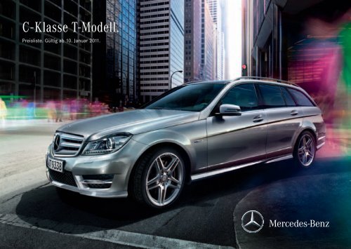 Preisliste Mercedes Benz C Klasse T Modell S204 Vom 11 01 2011