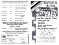 December 2010 - Germania Club of Hamilton