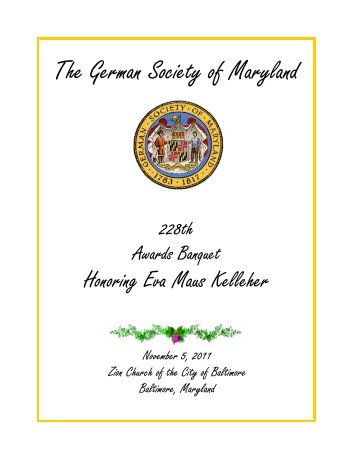 The German Society of Maryland