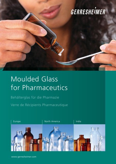 Product range moulded glass - Gerresheimer