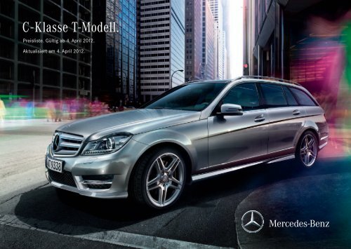 Preisliste Mercedes-Benz C-Klasse T-Modell S204 vom 04.04.2012.