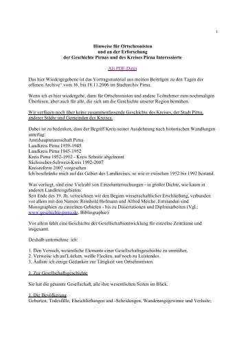 Als PDF-Datei - Geschichte in Pirna