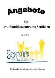 Angebote des Familienzentrums Senfkorn im pdf Format - Geseke