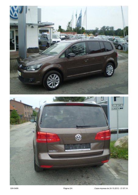 Volkswagen Touran Style 1 2 l TSI 21.930 EUR