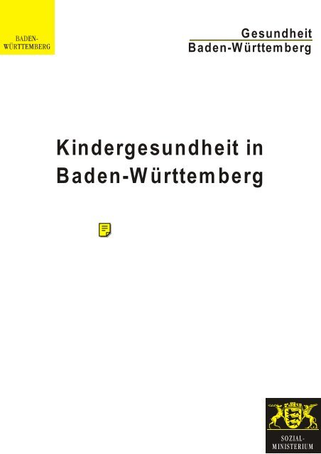 Kindergesundheit in Baden-Württemberg - Öffentlicher ...