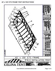 Tent Squaring Chart