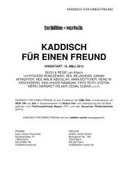 KADDISCH FÜR EINEN FREUND