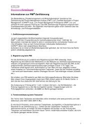 Informationen zur PMI®-Zertifizierung - Berlitz Deutschland GmbH
