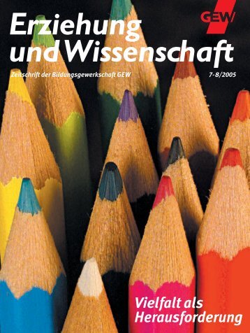 Erziehung und Wissenschaft 7-8/2005 - GEW