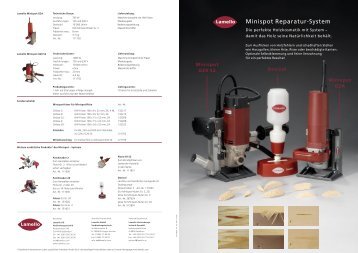 Minispot Reparatur-System - Lamello AG