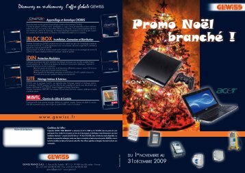 branché ! Promo Noël - Gewiss